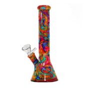 Abstract Colors Glass Bong 26cm