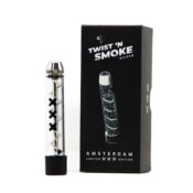 Wholesale Twist 'n Smoke Twisted Glass Blunt Silve