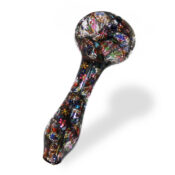Colorful Mexican Skulls Glass Pipe