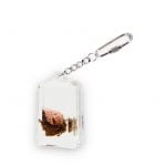 wholesale Real hashish acrylic transparent keychain cube