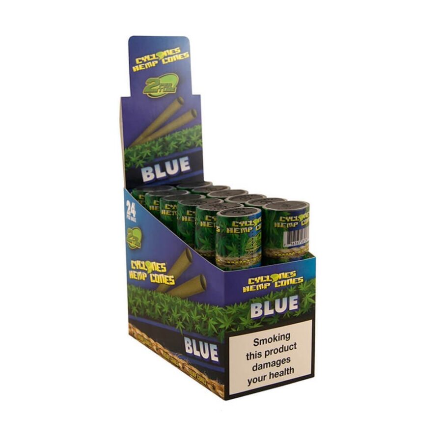 wholesale Cyclones Hemp Cones Blue
