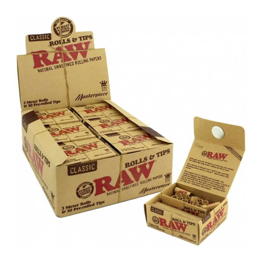 wholesale RAW Rolls and Tips 3 meters rolls