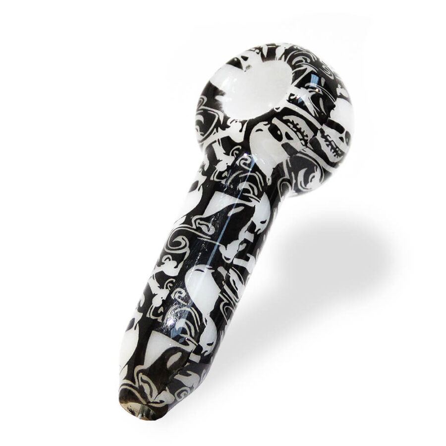 wholesale Black Skulls Ghost Glass Pipe
