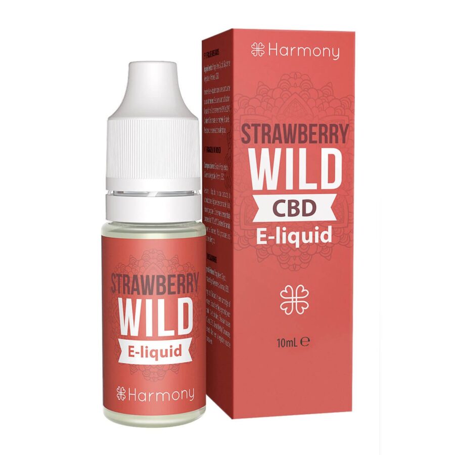 wholesale Harmony E-Liquid Wild Strawberry 600mg CBD
