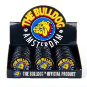 The Bulldog Original Black Plastic Grinder 3 Parts - 60mm (12pcs/display)