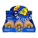 wholesale The Bulldog Original Transparent Plastic Grinder 3 Parts