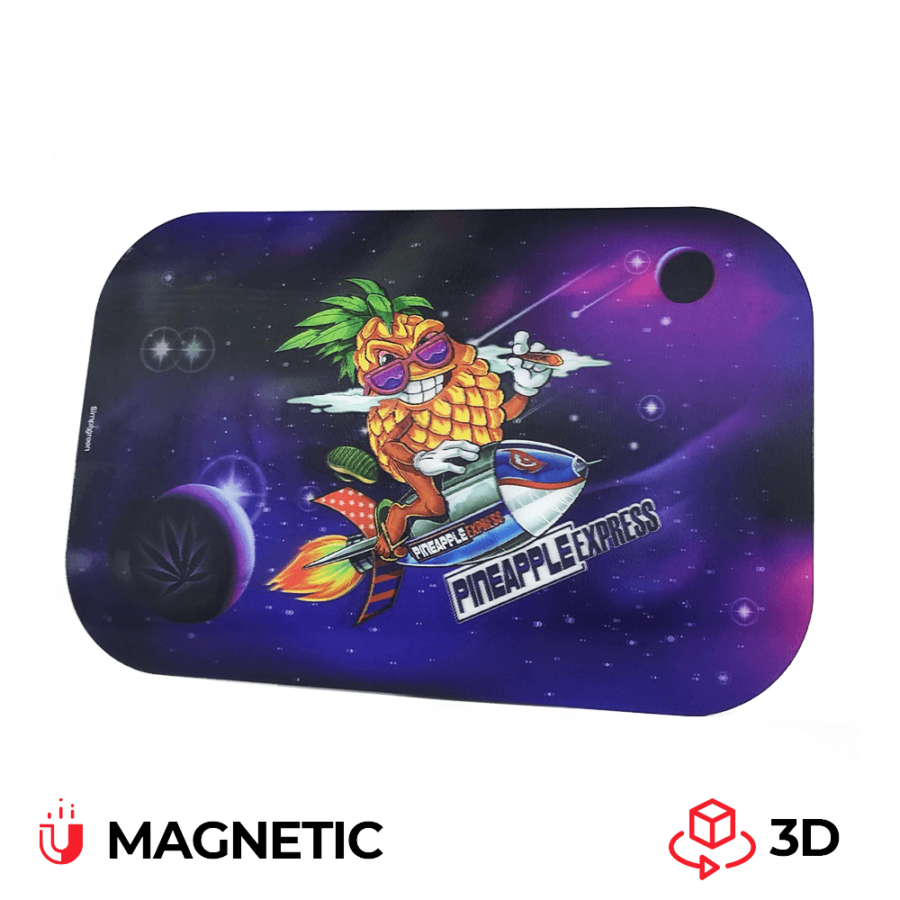 wholesale Best Buds Magnetic 3D Cover for Large Rolling Tray Pineapple Express