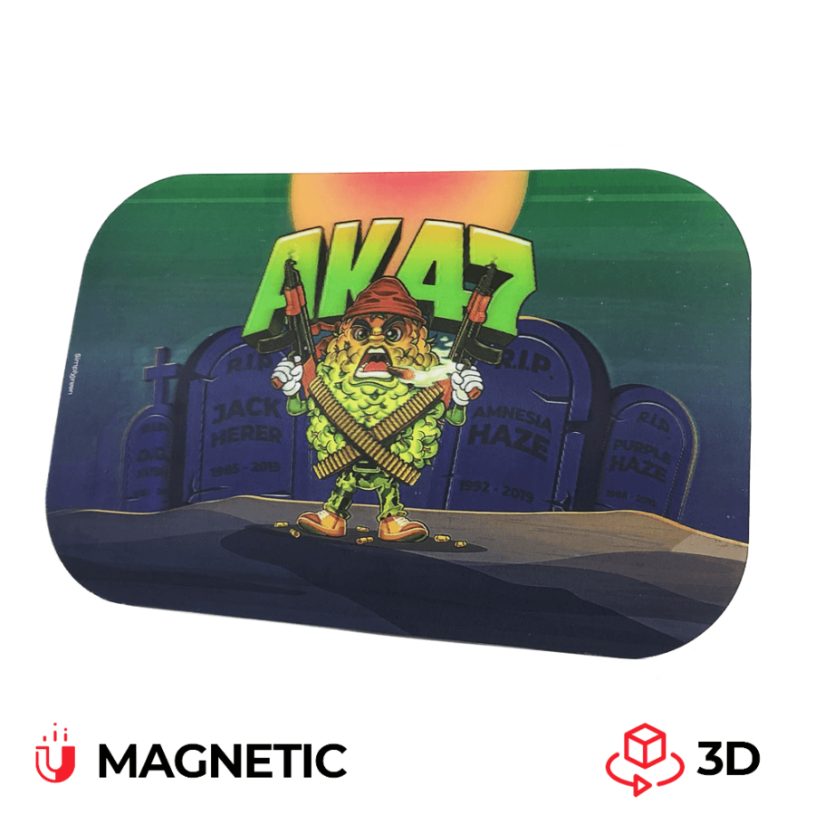 wholesale Best Buds Magnetic 3D Cover for Large Rolling Tray AK47