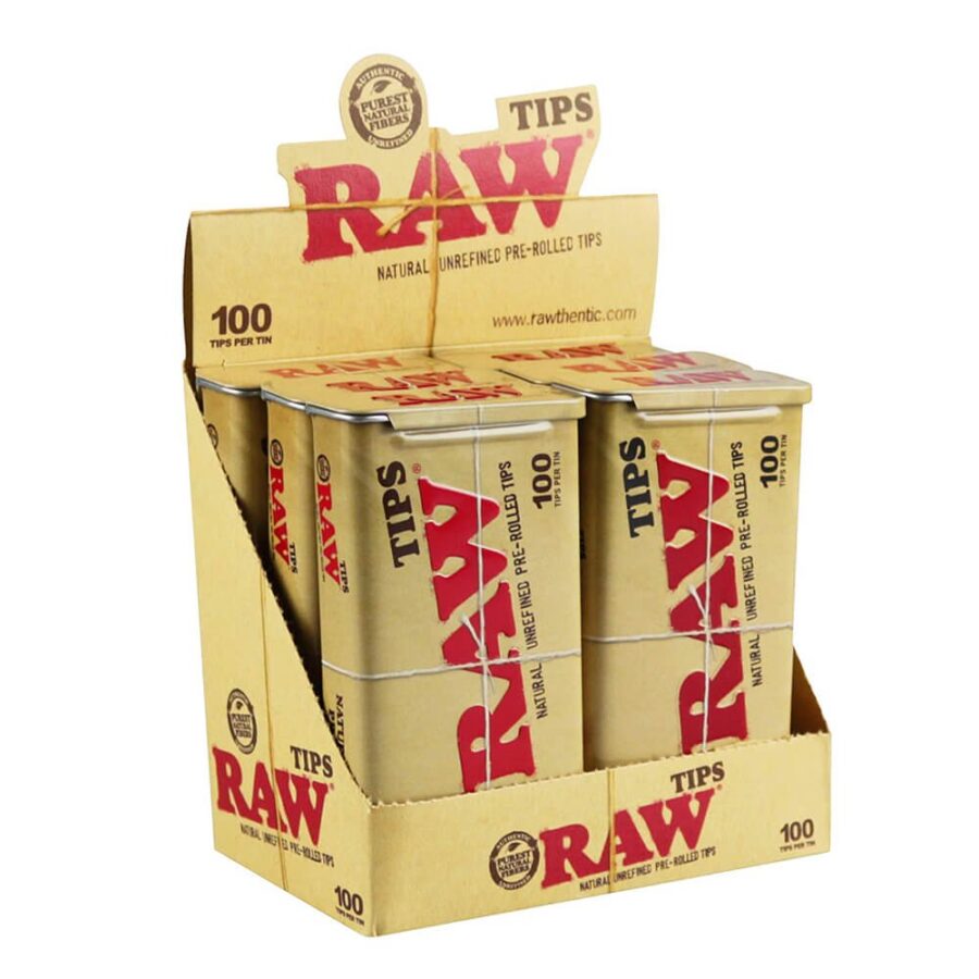 Wholesale RAW Unrefined 100 Pre-Rolled Tips
