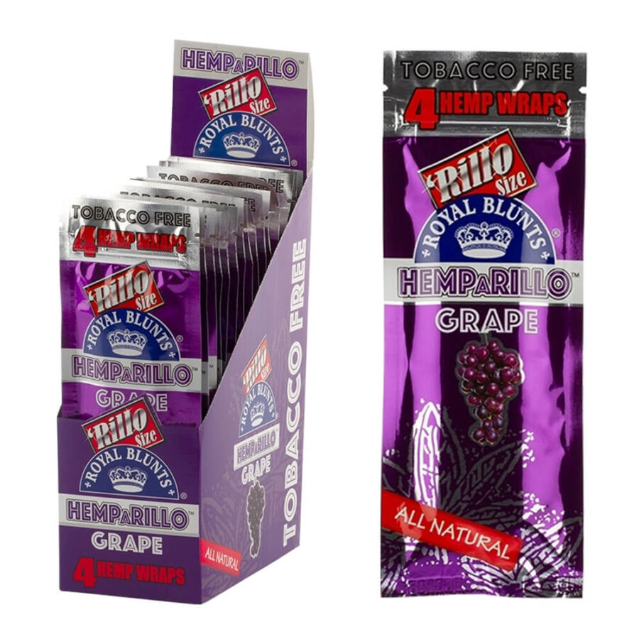 wholesale Hemparillo hemp wraps grape x4 Blunts