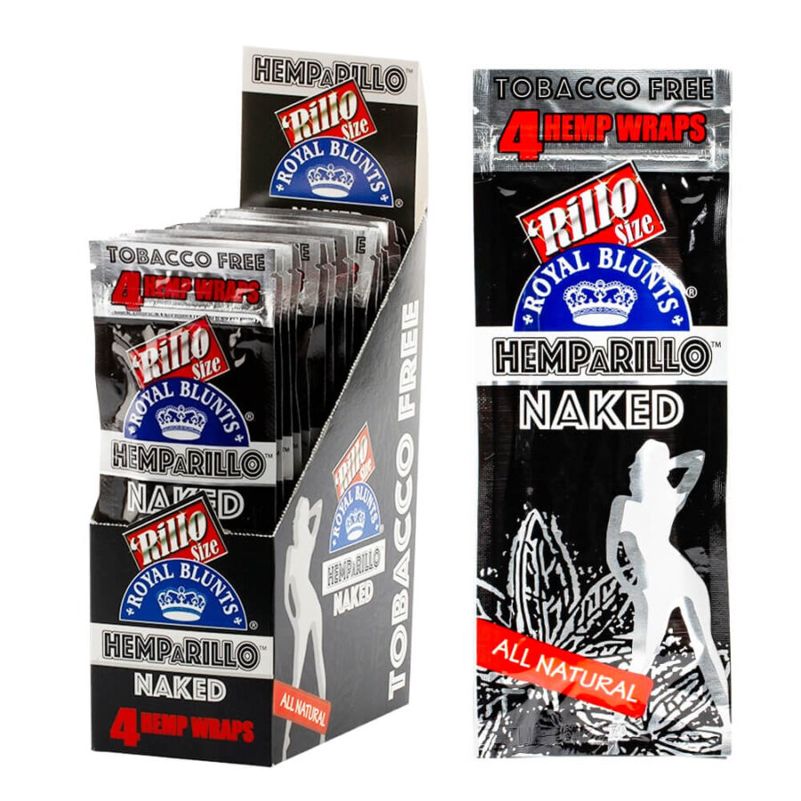 Wholesale Hemparillo Hemp Wraps Naked x4 Blunts