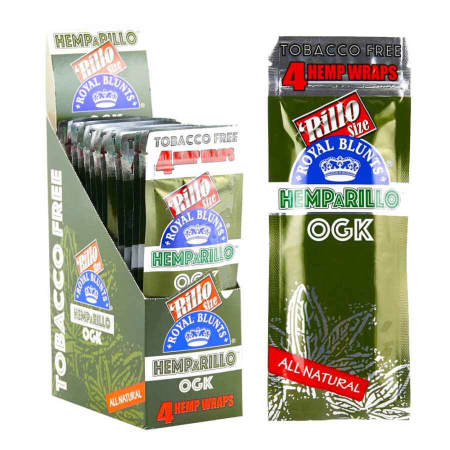 Wholesale Hemparillo Hemp Wraps OGK x4 Blunts