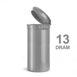 wholesale Poptop Silver Plastic Container Small 13 Dram
