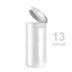 wholesale Poptop White Plastic Container Small 13 Dram