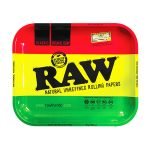 Wholesale RAW Rasta Rolling Tray Large