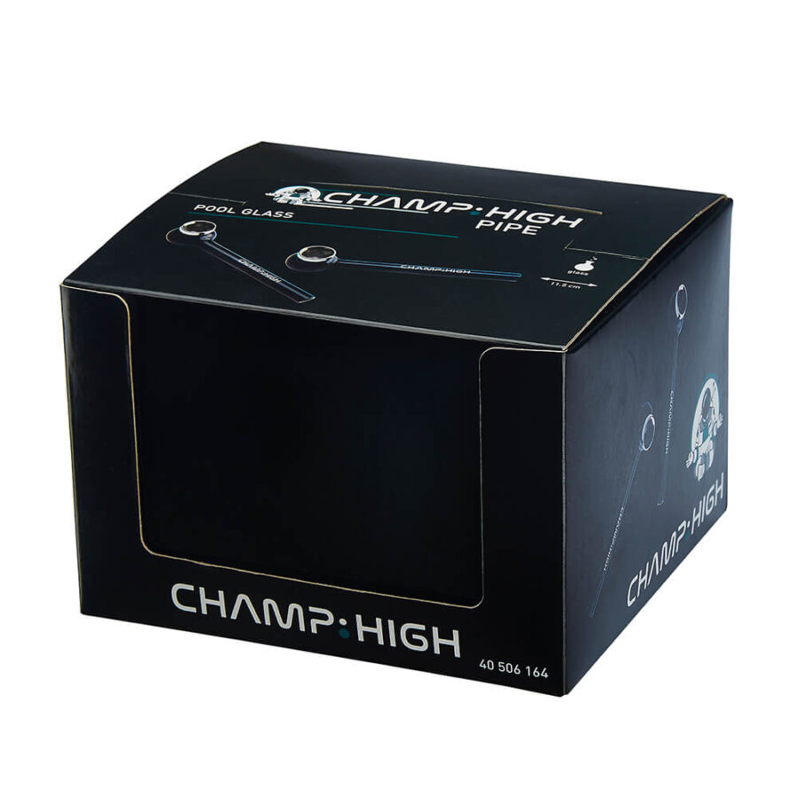 champ high glass pool pipe 3
