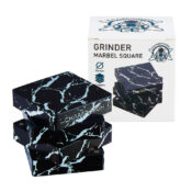 Champ High Marble Square Metal Grinder 4 Parts - 50mm