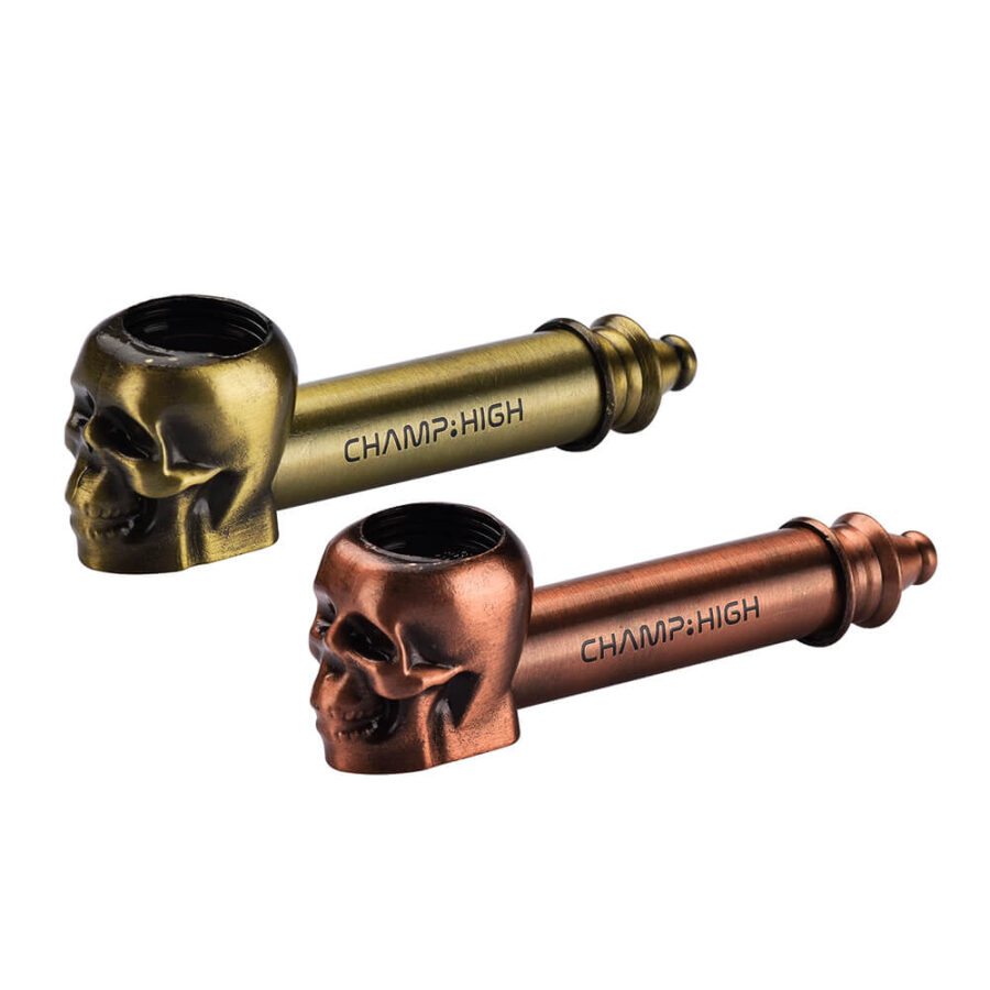 wholesale skull metal pipes 3