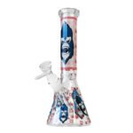 wholesale Glow in the Dark Red Gorilla Triple Thick Glass Bong 25cm
