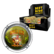 Best Buds Large Glass Ashtrays Gorilla Glue (6pcs/display)