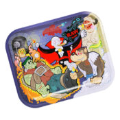 Wholesale Raw Monster Sesh Large Metal Rolling Tray