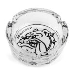 wholesale The Bulldog Original White Glass Ashtray