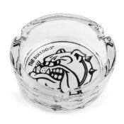 wholesale The Bulldog Original White Glass Ashtray