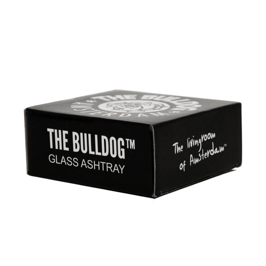 wholesale the bulldog white ashtray 2