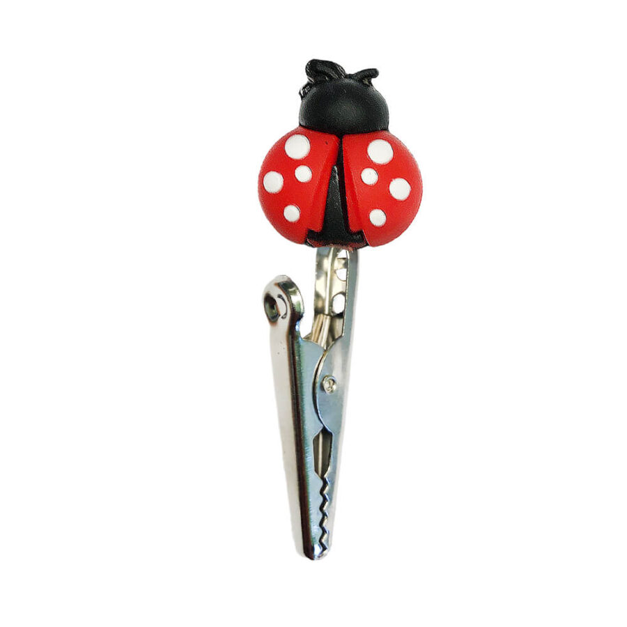 wholesale Metal Silicone Joint Clipper Ladybug