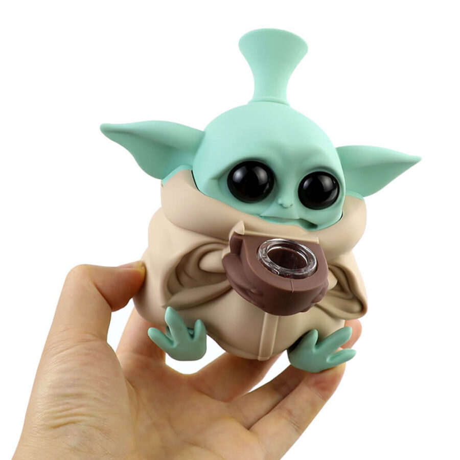 wholesale silicone alien bong 2
