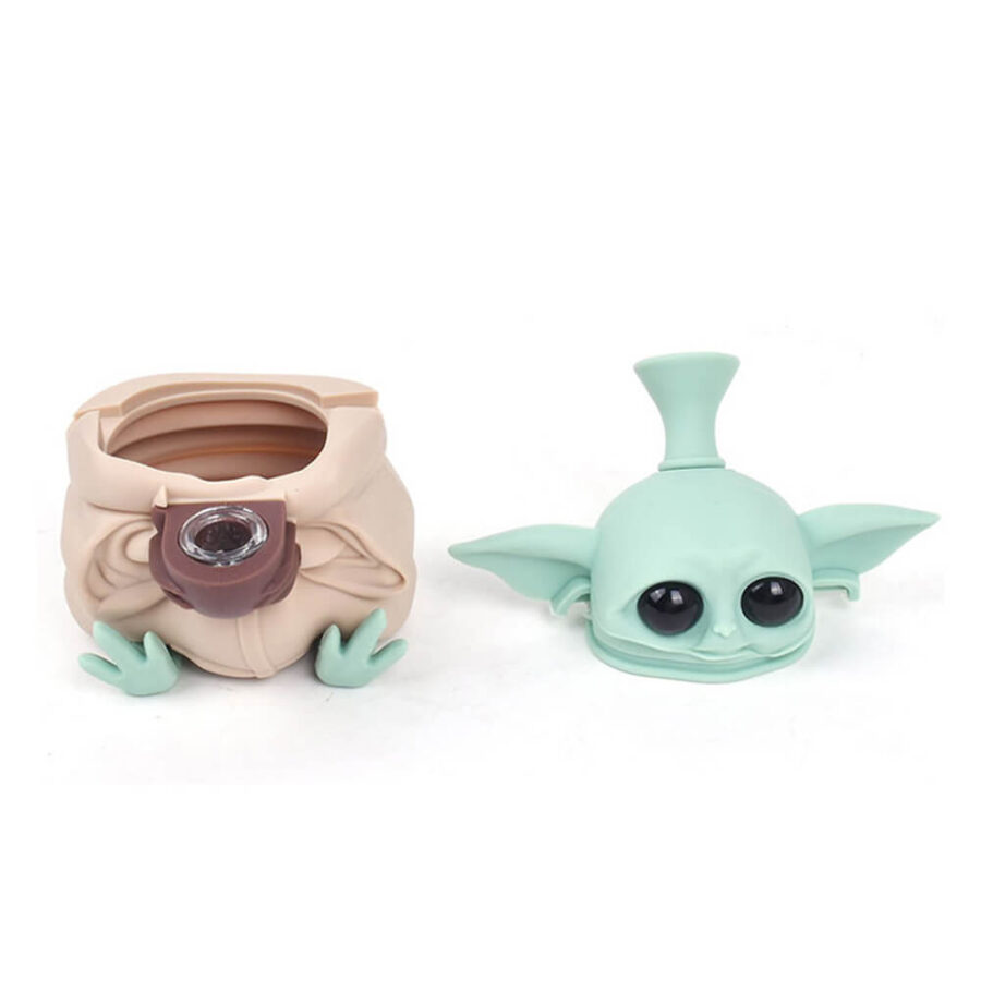 wholesale silicone alien bong 3