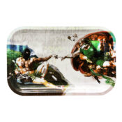 wholesale The Creation of Adam Medium Metal Rolling Tray