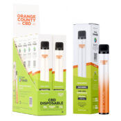 Orange County CBD 3ml Disposable Vape Pen 250 CBD + 250mg CBG Sour Apple (10pcs/display)
