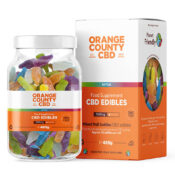 Orange County CBD Large Tube Gummies Bottles 1600mg CBD 465g