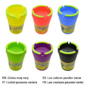 wholesale luminous butt bucket ashtray 2
