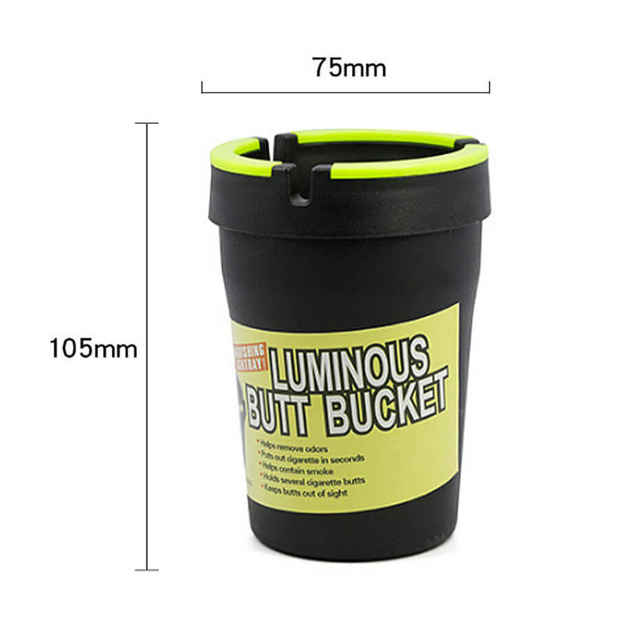 wholesale luminous butt bucket ashtray 3