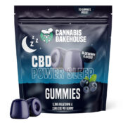 Cannabis Bakehouse Power Sleep Gummy Pouch with 15mg CBD and Melatonin