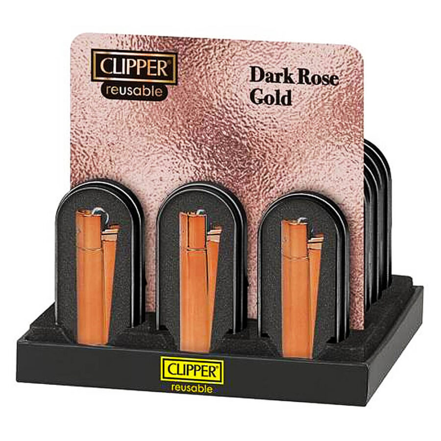 wholesale clipper metal dark rose gold