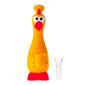 wholesale chicken silicone bong yellow 2