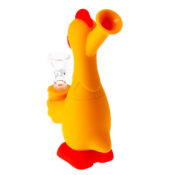 wholesale chicken silicone bong yellow 3