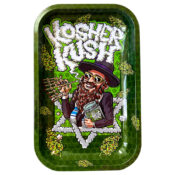 Best Buds Kosher Kush Metal Rolling Tray Medium 17x28cm