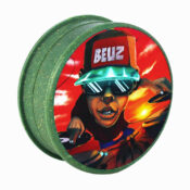 Beuz Hemp Grinder DJ Beuz Green 50mm (12pcs/display)