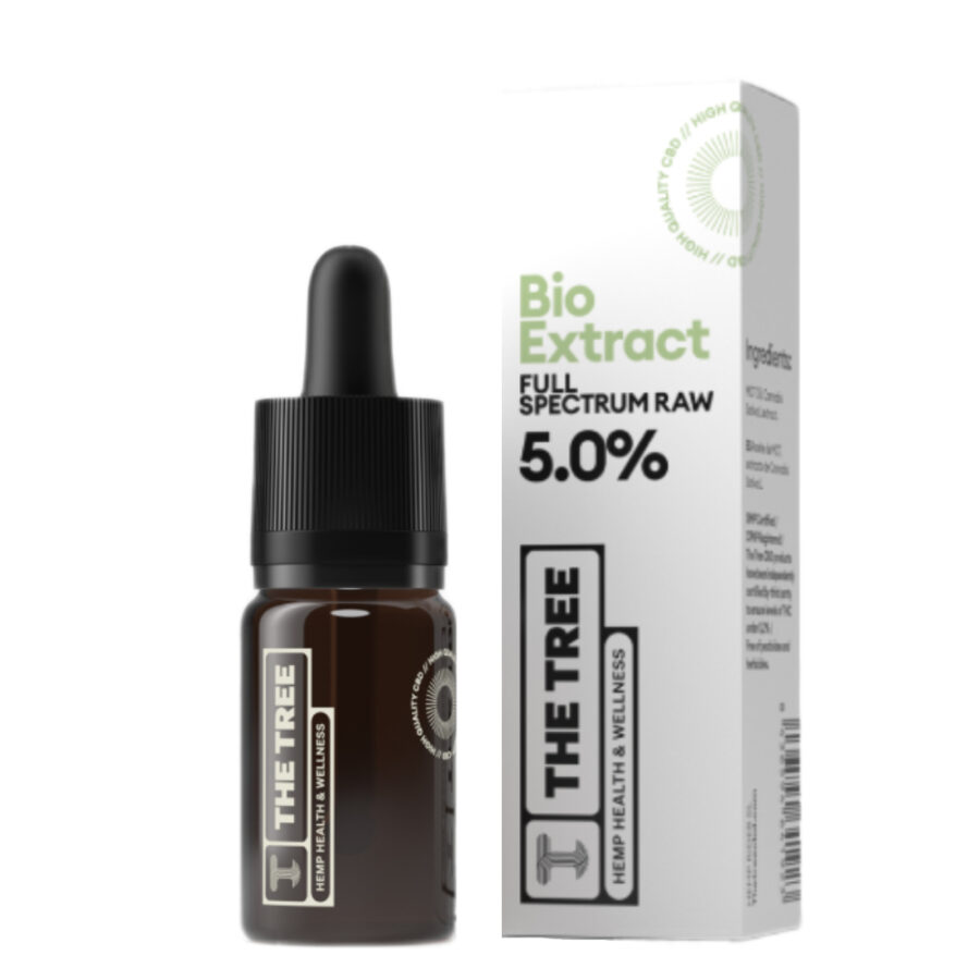 Wholesale The Tree 5% CBD Oil Full Spectrum Raw (10ml)