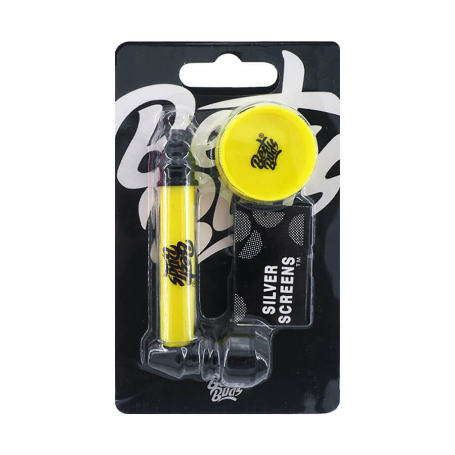 wholesale best buds pipsy metal pipes with mini grinder mix colour 1