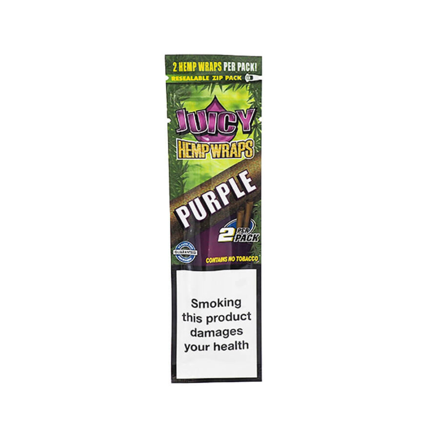 wholesale juicy jays hemp wraps blunt purple 25pcs display 1