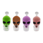 wholesale alien silicone pipes 6pcs display 2