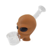 wholesale alien silicone pipes 6pcs display 3
