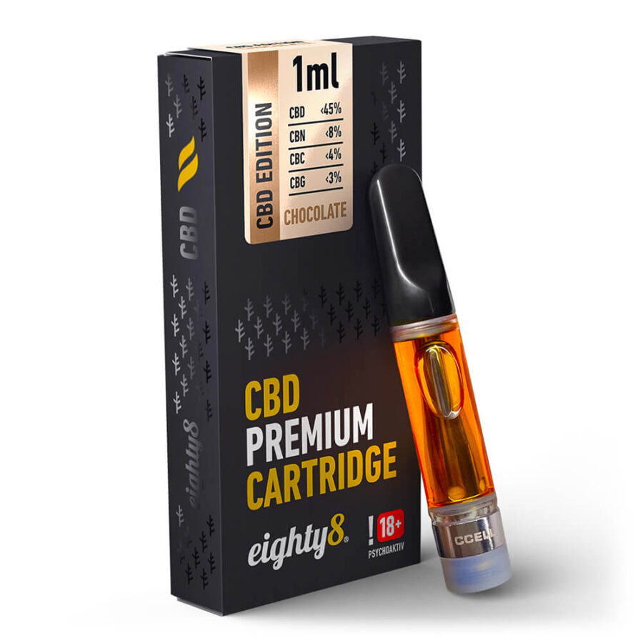 wholesale eighty8 cbd cartridge chocolate