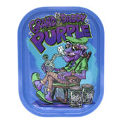 Wholesale Best Buds Grand Daddy Purple Metal Rolling Tray Small 14x18cm-1