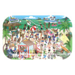 Wholesale Best Buds Where's Weedo Metal Rolling Tray Medium 17.6x27.5cm-1